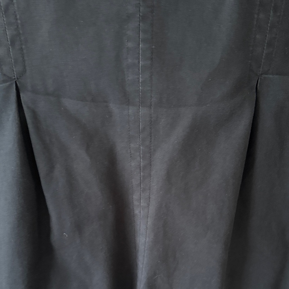 Mackage Women's Black Trim Leather Trench Coat - Picture 7 of 16